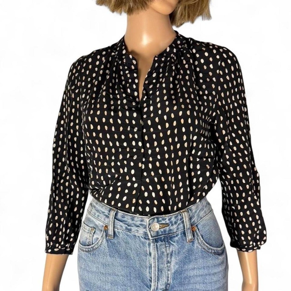 Madewell Polka‎ Dot Blouse Size S